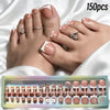 French Tip Press-On Toenails