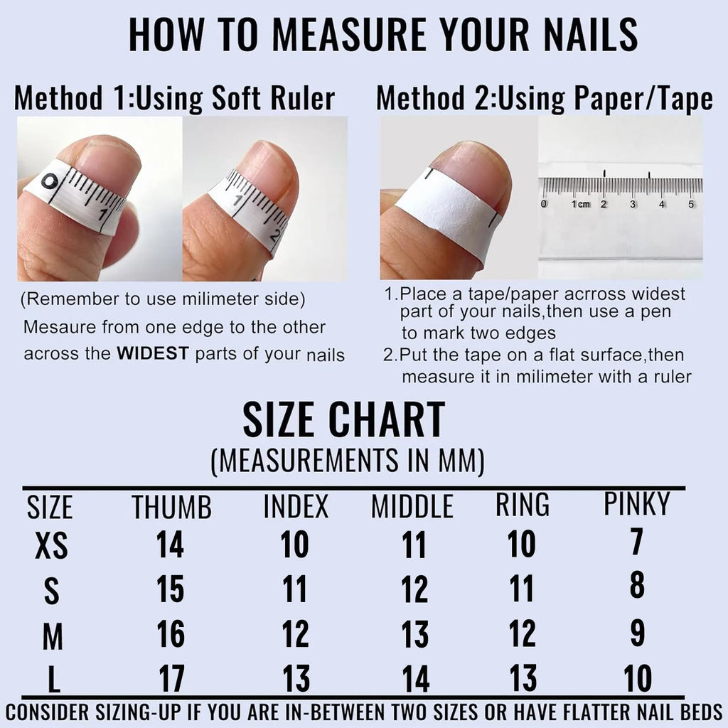 3D Flower Press-On Nails