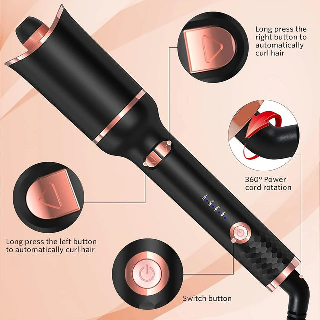 Auto-Spin Ceramic Hair Curler