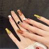 Retro Flower Press On Nails