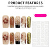 Retro Flower Press On Nails