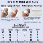 Retro Flower Press On Nails