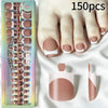 French Tip Press-On Toenails