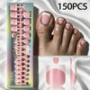 French Tip Press-On Toenails