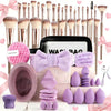 Purple Makeup Brush Set