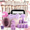Purple Makeup Brush Set