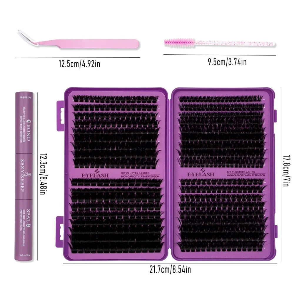 Natural Volume Lash Cluster Kit