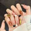 Retro Flower Press On Nails