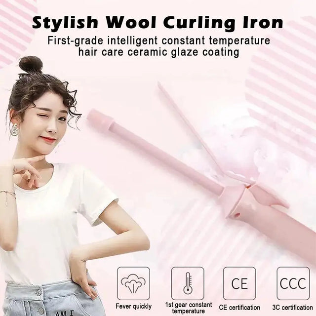 Mini Ceramic Curling Wand
